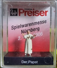PREISER 28060 Einzelfigur HO/1:87 Papst Benedikt XVI, Spielwaren Messe 02.-07.02