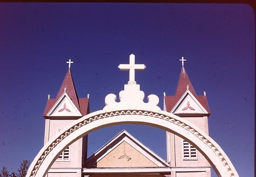 Foto 35mm Dia New Mexico Kirchenbogen