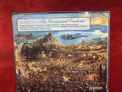 Handel / Robert King - The Occasional Oratorio (CD, 2 Disc, 1995, Hyperion)