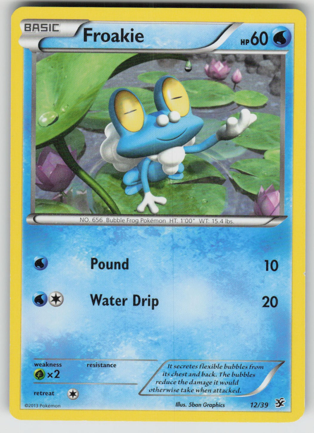Froakie 12/39 Kalos Starter Set Pokemon Lightly Played