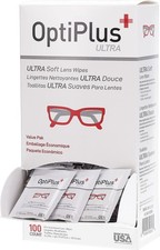 Ultrasoft Pre-Moistened Streak-Free Lens Cloths 100 Count 