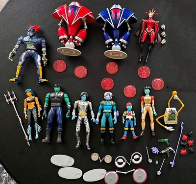 Reboot action figure lot 90s tv toy Irwin Andrala Hack Slash Matrix color book
