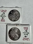 2 Emco Christmas Silver Rounds – 1 Troy Oz .999 Fine Silver Each