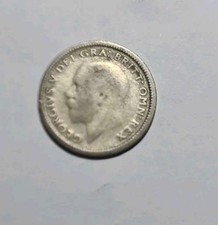 1926 Great Britain Sixpence - King George V - Six Pence Coin