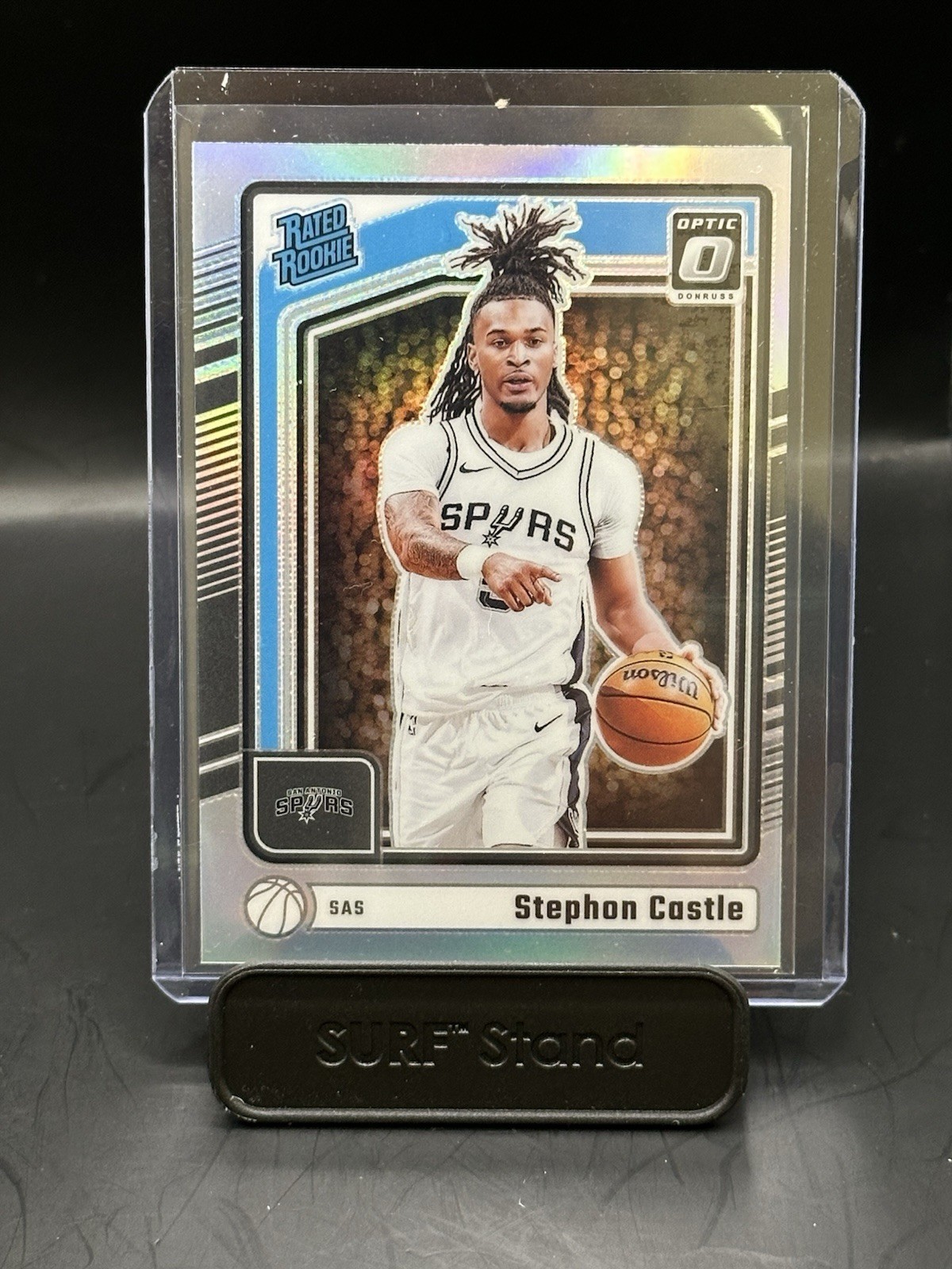 2024-25 Donruss Optic #254 Silver Holo Prizm Rated Rookie Stephon Castle RC!