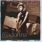 Madonna Love Don't Live Here Anymore Japan Sample 7 inch Single RARE !!