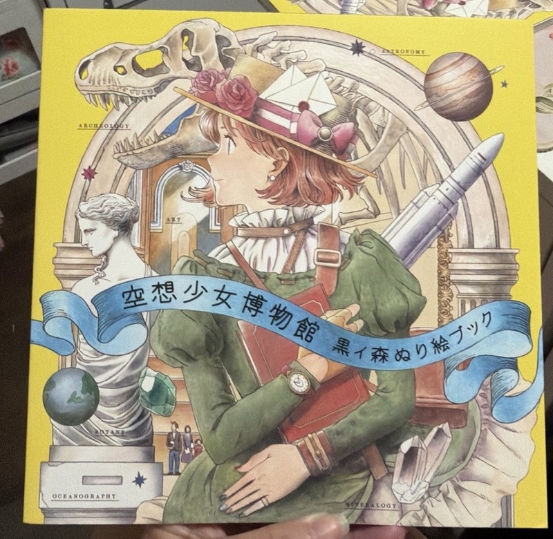 Fantasy Girl Museum: Kuroi Mori Coloring Book Craft Hobby Japan
