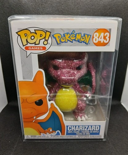 Funko Pop! Pokémon Charizard #843 Diamond Custom Vinyl Figure New Mint