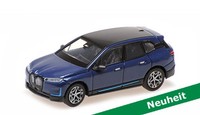Minichamps 870124601 1:87 H0 Bmw Ix M60 2022 Blau Blue Neu Ovp