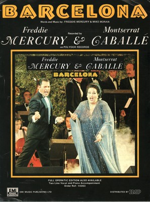 Barcelona - Freddy Mercury e Mike Moran (EMI Music Publishing) [1987]