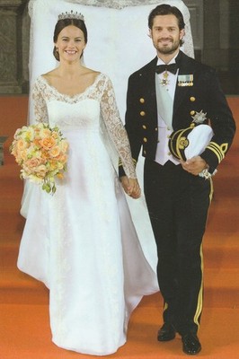 ***ORIGINAL POSTCARD-2015***PRINZESSIN SOFIA-PRINZ CARL PHILIP-BERNADOTTE-ADEL