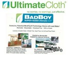 ULTIMATE BAD BOY CLOTH 3 Pack STREAK FREE ECO-friendly Car RV Motorcycle Glass