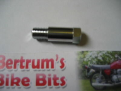 MOTORRAD 8 MM CHROM SPIEGEL ADAPTER 8 MM RECHTS BUCHSE 8 MM RECHTS STECKER