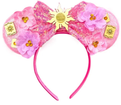 Disney Handmade Rapunzel encanto isabel Inspired purple Mickey Minnie Mouse Ears
