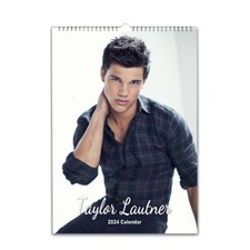 Taylor Lautner Full photo calendar 2027/28 personalised Choose Start