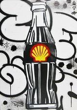 ZIEGLER T SIGNED + dface,shepard fairey,c215,banksy,faile,che guevara STICKERS