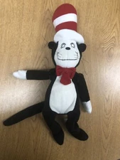 Dr. Seuss CAT IN THE HAT 15" Bean Bag Stuffed Animal Toy Universal Studios 