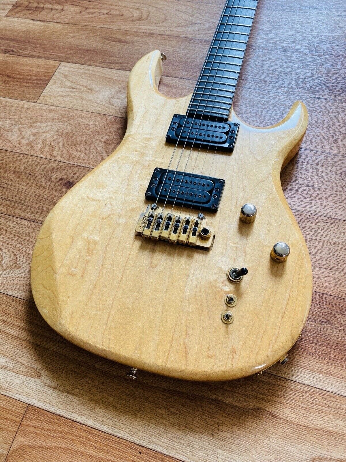 Genuine VTG Carvin DC127 Solid Natural Wood Transparent Gloss 2000 PLAYS GREAT!