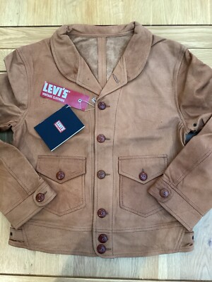 BRAND NEW Levi's Vintage LVC 1940's Menlo Brown Tan Leather