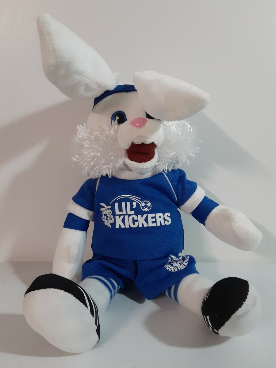Lil' Kickers Soccer Rabbit Bunny Plush 2009 Rare HK002 Lil' Kickers Soccer Rabbit Bunny Plush 2009 Rare HK002