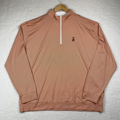 Clemson Tigers Charles Connor 1/4 Zip Pullover Mens 2XL Orange