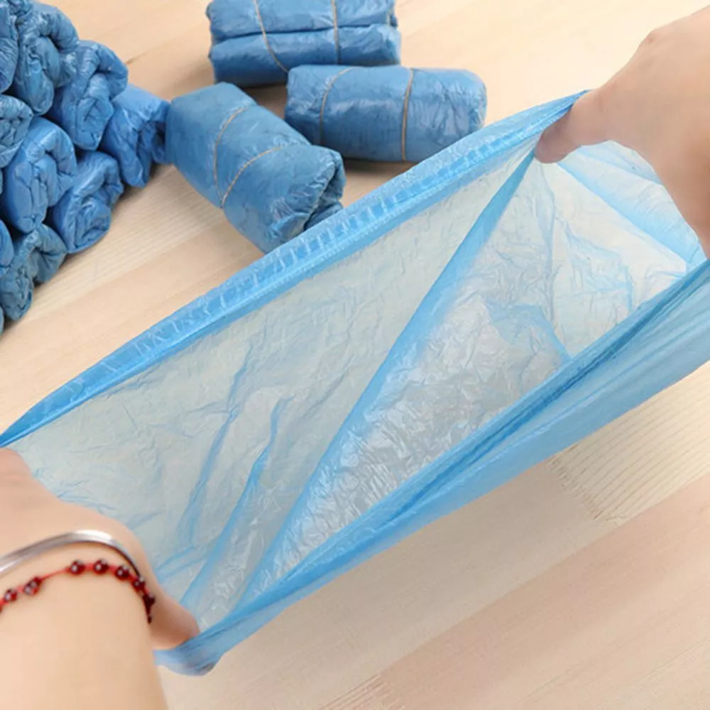 Disposable paper shop shoe covers