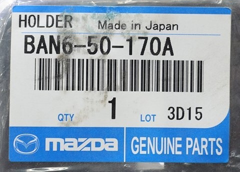 NEW OEM Mazda Front Bumper License Plate Bracket BAN650170A Mazda 3 2007-2009 - Bild 2 von 5