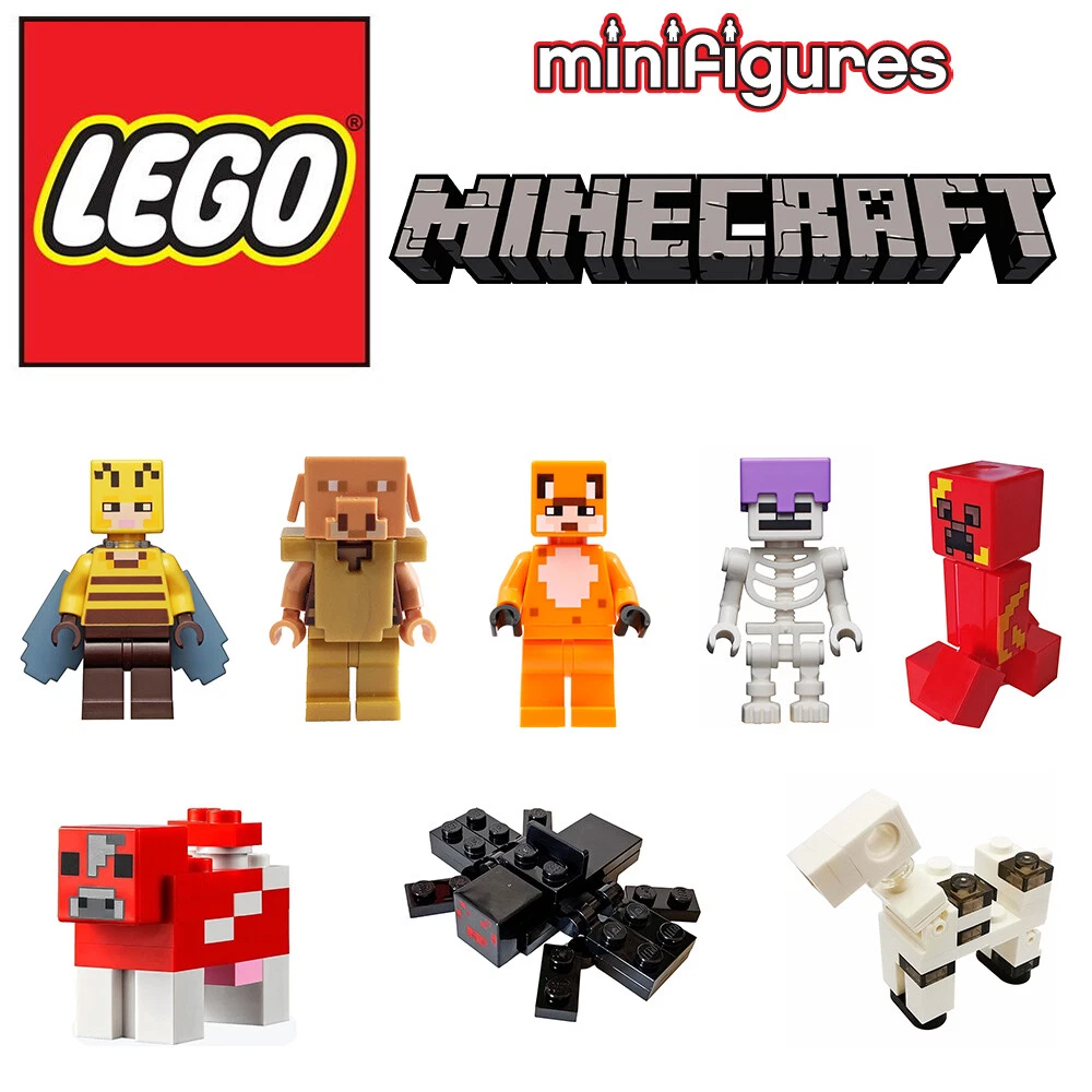 Lego Minecraft - Minifigures, animaux, polybag, objets