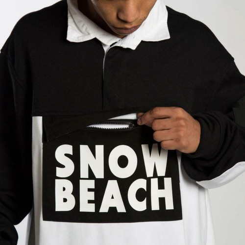 SNOW beach POLO RALPH LAUREN rugby 