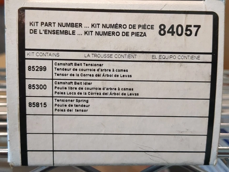 Kit de componentes de correa de distribución de motor Dayco 84057 para 92-99 Toyota Paseo y Tercel Foto 3 de 4