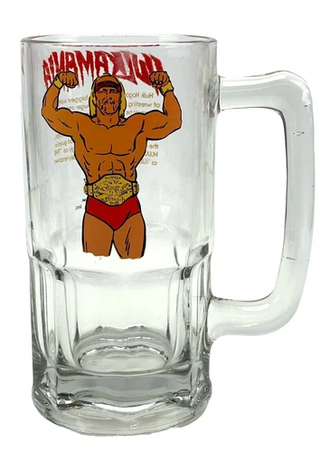 Hulk Hogan WWF Wrestling Glasses