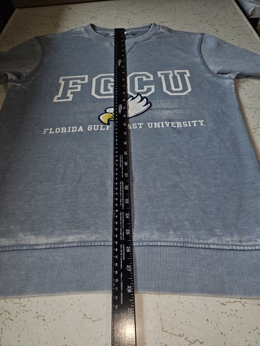 Florida Gulf Coast University Small Mens Blue Graphic Logo Sweatshirt - Picture 11 of 12