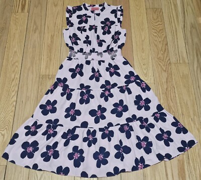 Kate Spade New York Mainline Grand Floral Smocked Waist Sleeveless Midi dress | eBay Kate Spade New York Mainline Grand Floral Smocked Waist Sleeveless Midi dress | eBay