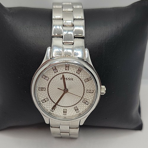 Silver Analog Dial Quartz Watch 