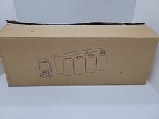 Toothbrush Holder 4 Cup Holder Bathroom Shelf Mouthwash Cups