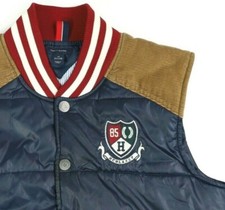 Tommy Hilfiger Puffer Vest Youth Boys 12/14 M 85/H/Crest Logo Blue