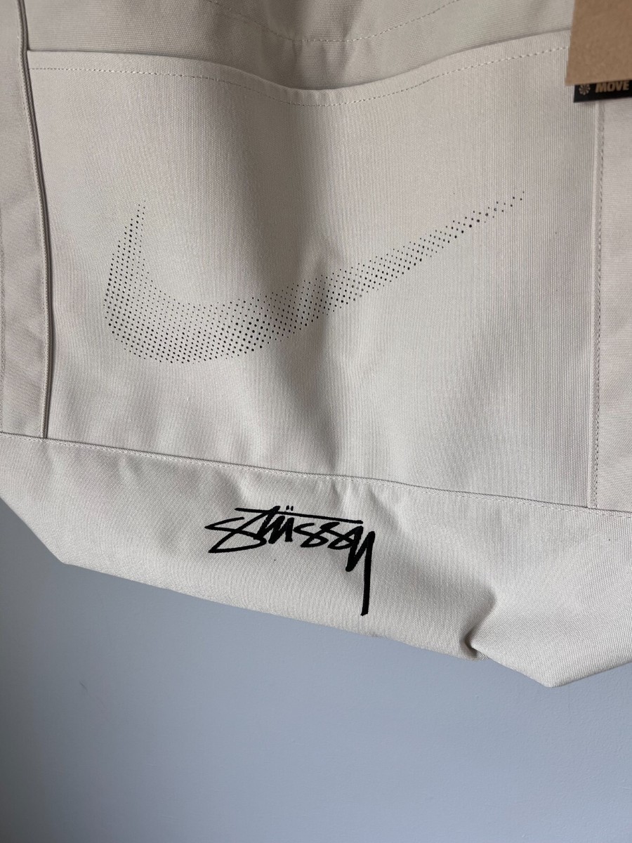 Stussy x Nike Beach Tote Bag - Bone White - NEW - FZ9994-072 Stussy x Nike Beach Tote Bag - Bone White - NEW - FZ9994-072