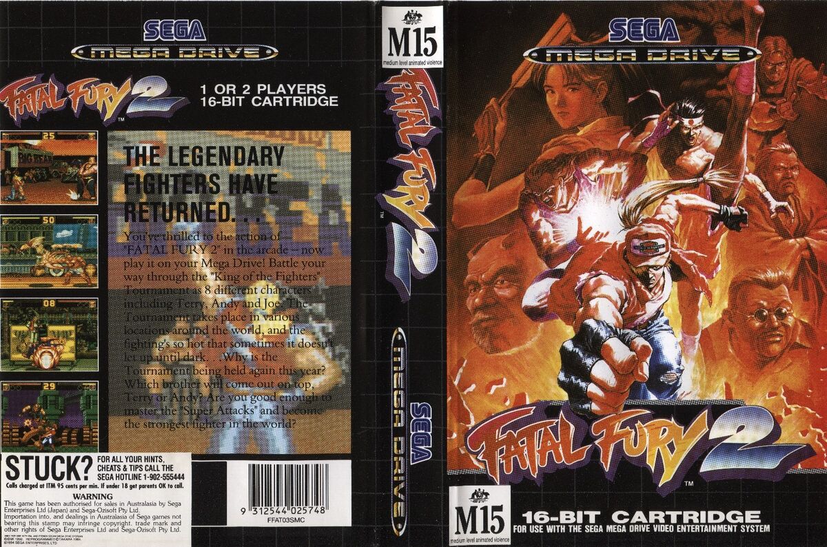 Fatal Fury 2 - Sega Genesis : Video Games 