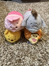 Disney Store Tsum Tsum Winnie The Pooh Expressions Set Of 4 Mini Plush