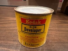 Vintage sealed Kodak D-76 Developer can expired