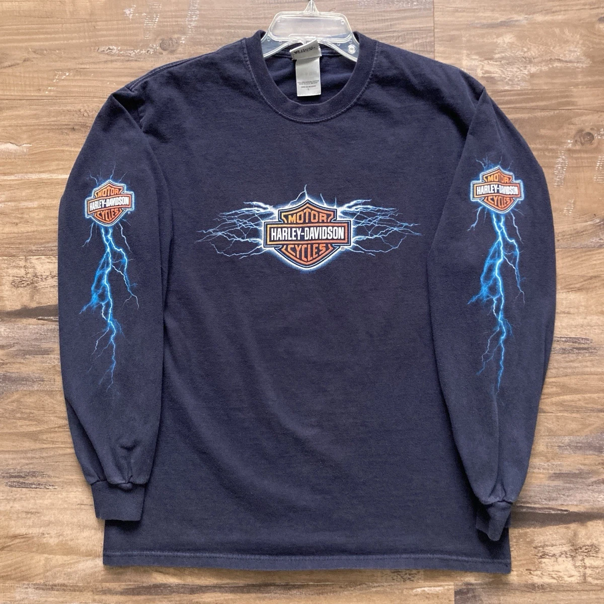 Harley-Davidson Blue Long Sleeve Shirts for Men for sale | eBay