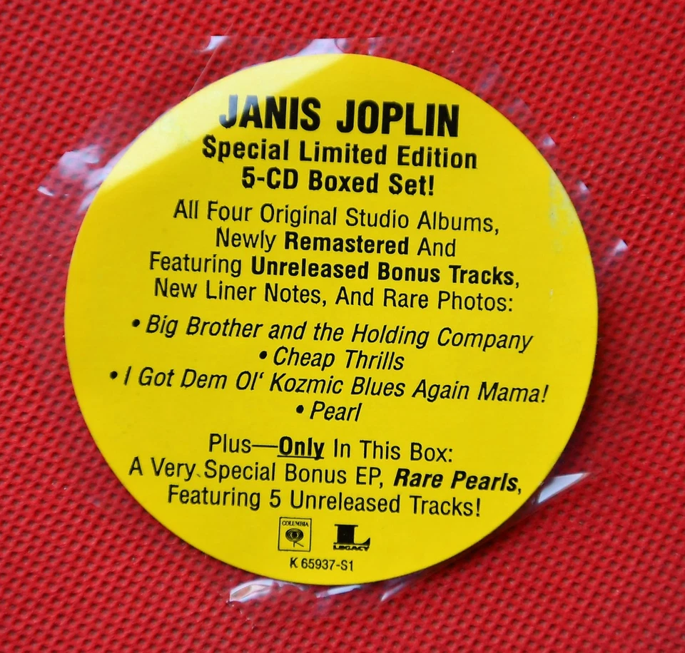 Janis Joplin – Box Of Pearls (The Janis Joplin Collection) BOX SET DELUXE - 5 CD - Bild 3 von 4