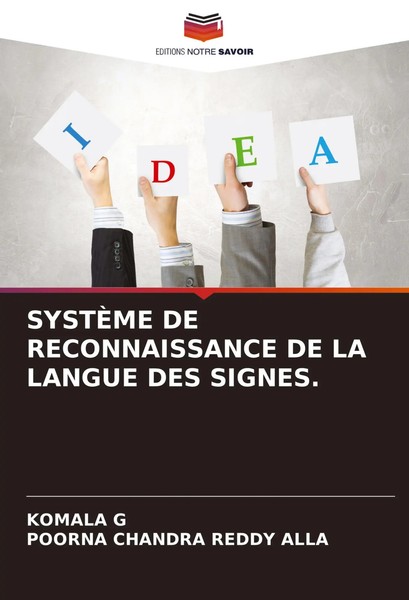Komala G (U. A.) | SystÈMe DE Reconnaissance DE LA Langue DES Signes. | Buch-image