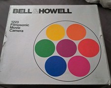 Vintage Bell & Howell 1223 Filmosonic movie Camera Super 8mm Cine Boxed