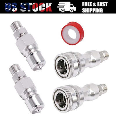 #ad Hydraulic Quick Coupler Kit for AGT Chinese Mini Excavators M14 M16 Stainless $50.88