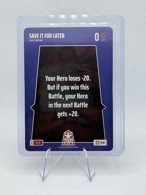 2025 Save It For Later Bo Jackson Battle Arena Alpha Update Play Card SP #PL-31