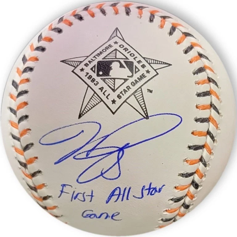 Mike Piazza Firmado a Mano Automático MLB 1993 AS Béisbol Dodgers 1er Juego de Estrellas MLB