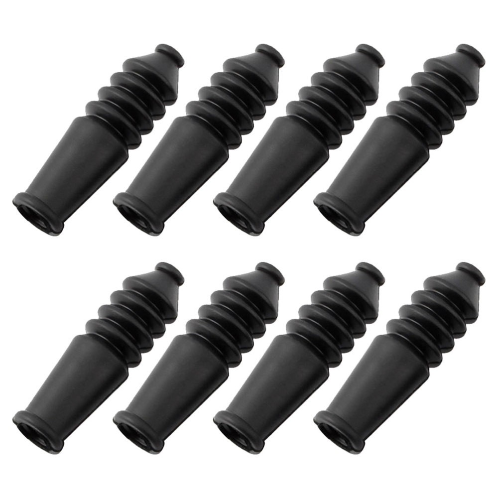8-Piece Rubber Brake Cable Protectors for Electric Bikes