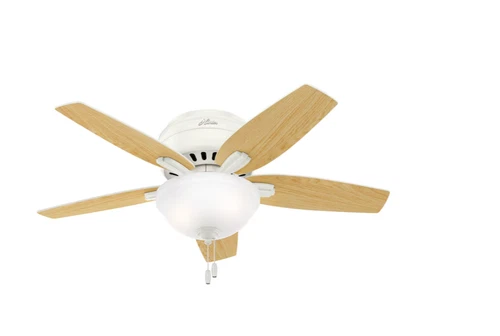 Hunter Newsome 42 inch Fresh White  Indoor Low Profile Ceiling Fan - Picture 2 of 5