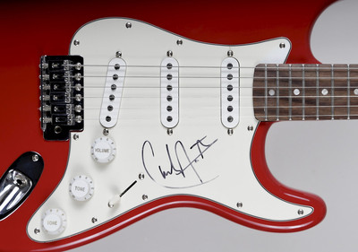 Carlos Santana Autographed Signed Stratocaster JSA COA